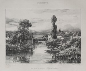 Vista cerca de Alençon de Jules Dupré