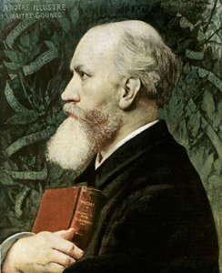 Retrato de Charles Gounod (litografía en color) de Jules Elie Delaunay