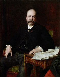 Retrato de Henri Meilhac (1831-97) de Jules Elie Delaunay