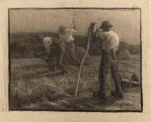 Escena de la cosecha de Jules Emile Zingg