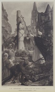 Juana de Arco es quemada en Ruan
