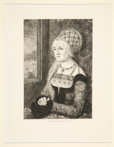 retrato de una mujer de Jules Ferdinand Jacquemart
