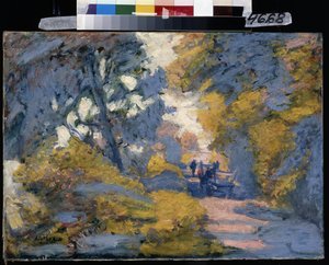 Ruta de la soledad. Pintura de Jules-Leon Flandrin (Jules Leon Flandrin de Jules Flandrin