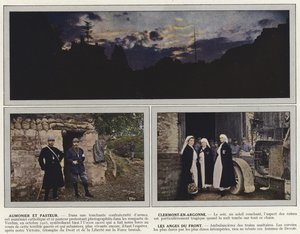 Aumonier y Pastor, Clermont-En-Argonne, Los Ángeles del Frente de Jules Gervais Courtellemont