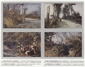 La Descente sur Vareddes, Nuestro Bombardeo de la Cota 107, La Tumba de un Héroe, La Madriguera del Alemán