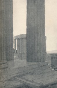 El Templo de Atenea Niké en Atenas, 1913 de Jules Guerin
