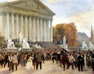 Proclamación de la Tercera República en París, 4 de septiembre de Jules and Guiaud Jacques Didier