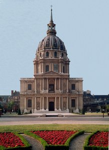 Vista sur de la cúpula del Hotel des Invalides realizada por Jules Hardouin Mansart (1646-1708) sobre un proyecto de Liberal Bruand. 1679-1708 París