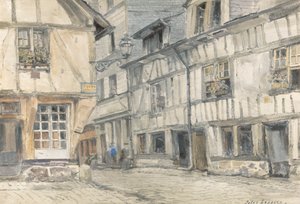Vista de la Rue de Lamitie de Jules Lessore
