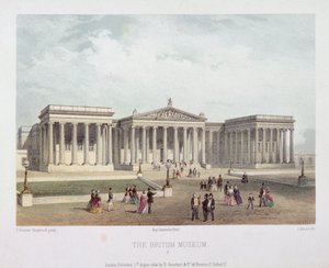 Museo Británico, Holborn, Londres, 1854 de Jules Louis Arnout