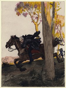 Ilustración para las memorias de Casanova (litografía en color) de Jules Marie Auguste Leroux