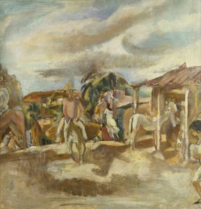Pueblo cubano, c.1917-1918 de Jules Pascin