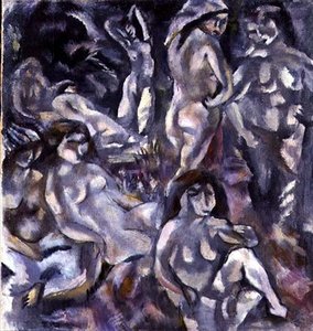 Ocho Mujeres Desnudas de Jules Pascin