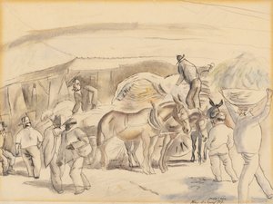 Cosechadores, 1917 de Jules Pascin