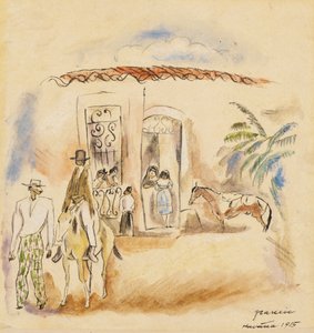 Paisaje con Figuras, La Habana, 1915