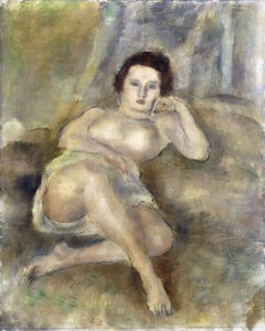 Chica reclinada, 1925
