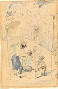 El barbero guapo de Jules Pascin