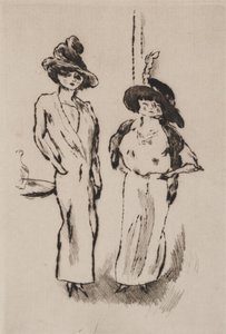 Dos mujeres en el baile de Jules Pascin