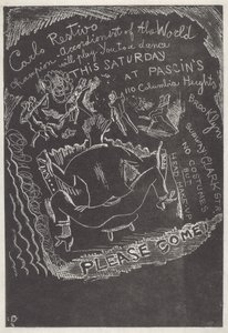 Sin título (Invitación a la Fiesta en casa de Jules Pascin)
