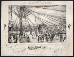 Fiesta dada en Tívoli en favor de los pensionistas de la antigua lista civil el 3 de junio de 1840, 1840