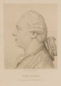 Retrato de François-André Danican Philidor 1726-1795 de Jules Porreau