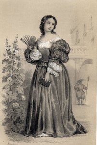 Vittoria (Victoria) Colonna (1490 - 1547), marquesa de Pescaire (Pescara) mujer italiana de letras de principios del siglo XVI, de Jules and Raunheim Hermann David