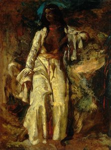 Mujer Nubia, 1825-1830 de Jules Robert Auguste