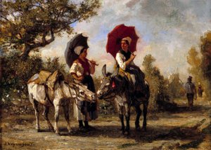 La promenade en burro de Jules Veyrassat