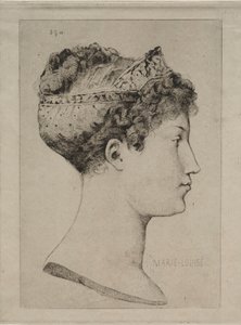 Marie Louise in Profile de Jules de Goncourt