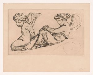 Psyche encadena Amor de Jules de Goncourt