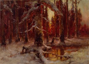 Se Acerca la Noche, 1918 de Juli Julievich Klever