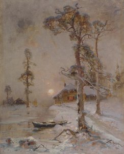 Atardecer de invierno, 1900 de Juli Julievich Klever