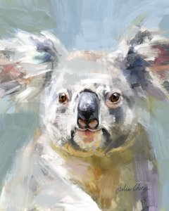 La tierna mirada del koala de Julia Cheney