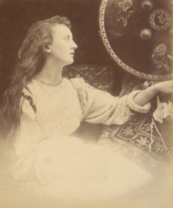 Elaine la doncella de Astolat, 1874 de Julia Margaret Cameron