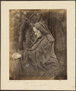 Lady Elcho como Sibila Cumeana de Julia Margaret Cameron