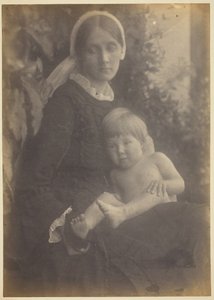 La señora Herbert Duckworth con Gerald Duckworth