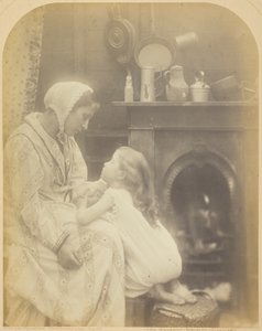 Sra. Rachael Gurney ("Que Dios traiga a padre a casa sano y salvo", "Tres pescadores se fueron a navegar en lo profundo") de Julia Margaret Cameron