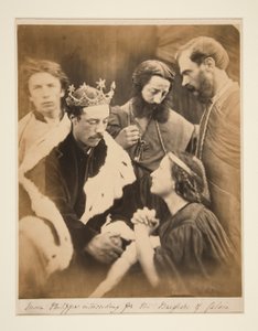 La reina Phillipa intercediendo por los burgueses de Calais de Julia Margaret Cameron