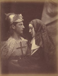 Sir Galahad y La Monja Pálida de Julia Margaret Cameron