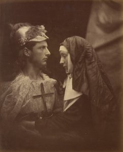 Sir Galahad y la monja pálida, 1874 de Julia Margaret Cameron
