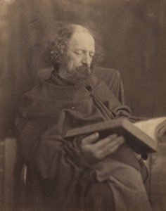 Tennyson leyendo, 1865 de Julia Margaret Cameron