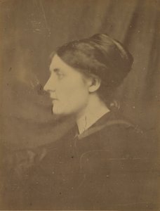 [Mujer no identificada de perfil], 1866-68