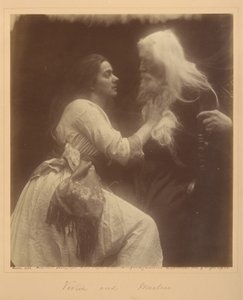 Vivien y Merlín de Julia Margaret Cameron