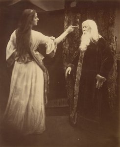 Vivien y Merlín, 1874 de Julia Margaret Cameron