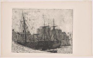 Castillo de Rushen--Isla de Man de Julian Alden Weir