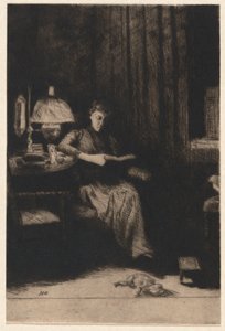 La lámpara de la tarde de Julian Alden Weir