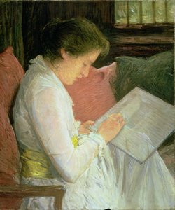La encajera, 1915