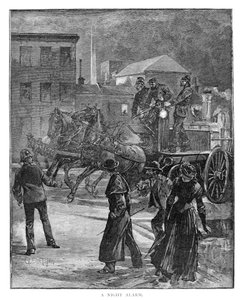 Una alarma nocturna, 1886