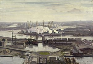 El Domo del Milenio desde Canary Wharf de Julian Barrow
