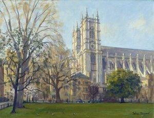 Abadía de Westminster desde Deans Yard de Julian Barrow